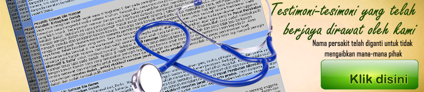 testimoni-testimoni tentang masalah sihir, santau, pesakit kronik, pesakit dadah dan sebagainya